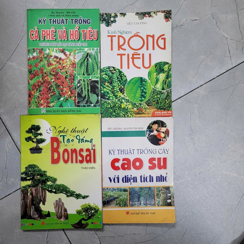 Kinh nghiệm trồng Tiêu + NT tạo dáng Bon sai+KT Trồng Cao Su 506707