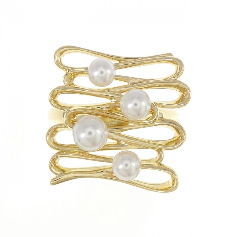 Nhẫn ngọc trai Akoya K18YG 672109