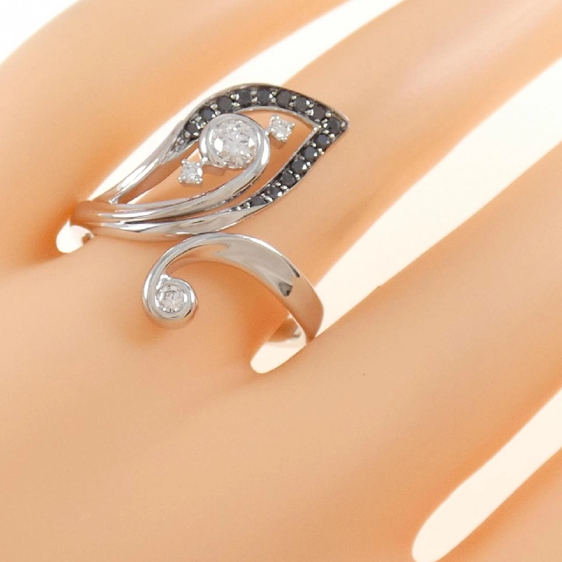 Nhẫn kim cương K18WG 0.45CT 668139