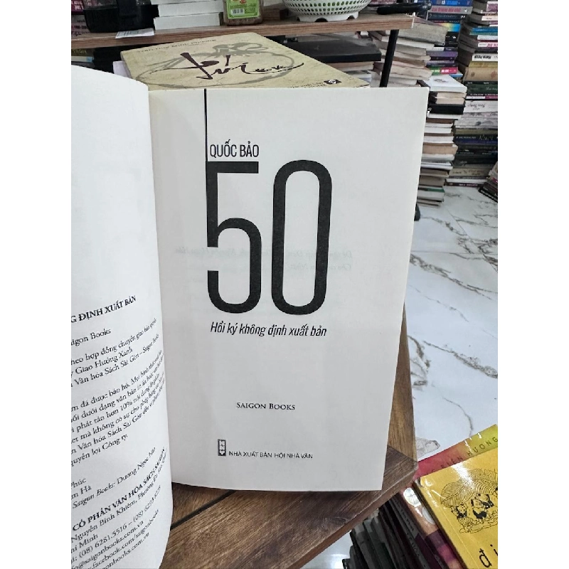 Quốc Bảo 50 - Hồi ký không định xuất bản - Quốc Bảo 961087