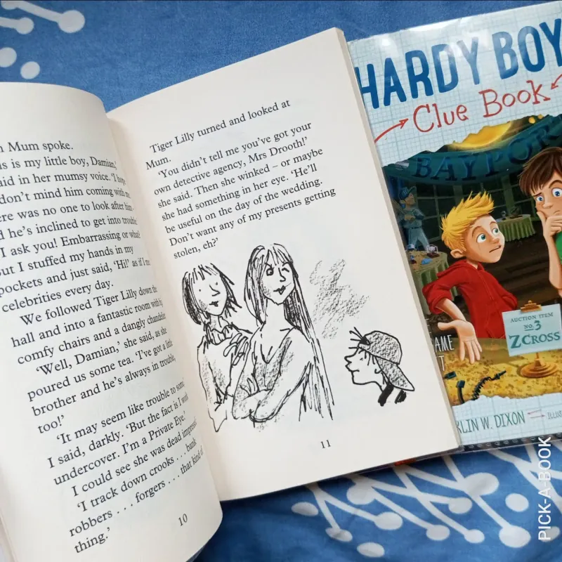 Combo 2 truyện luyện đọc Tiếng Anh, trinh thám thiếu nhi Hardy Boys, Popstar's Wedding 711898