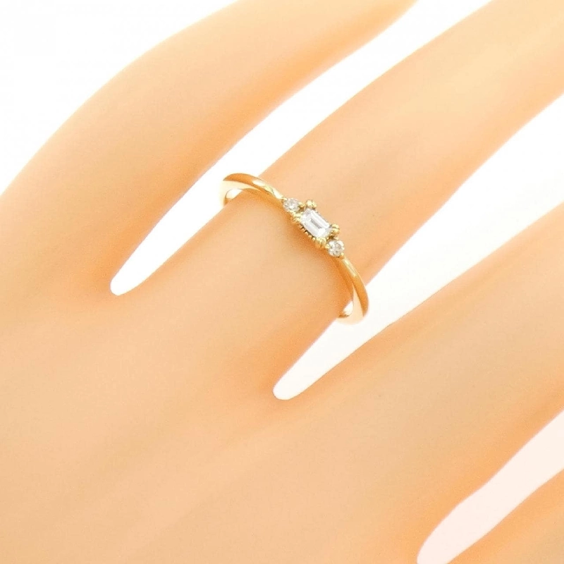 Nhẫn kim cương K18YG 0.09CT - Hàng hiệu Authentic 848809