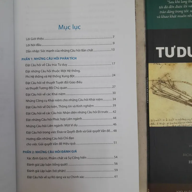 Cẩm nang Tư duy Kỹ thuật và Đặt câu hỏi bản chất (2 quyển) Richard Paul và Linda Elder 589000
