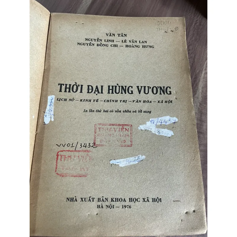 THỜI ĐẠI HÙNG VƯƠNG - LỊCH SỬ - KINH TẾ - CHÍNH TRỊ - VĂN HÓA - XÃ HỘI 748559