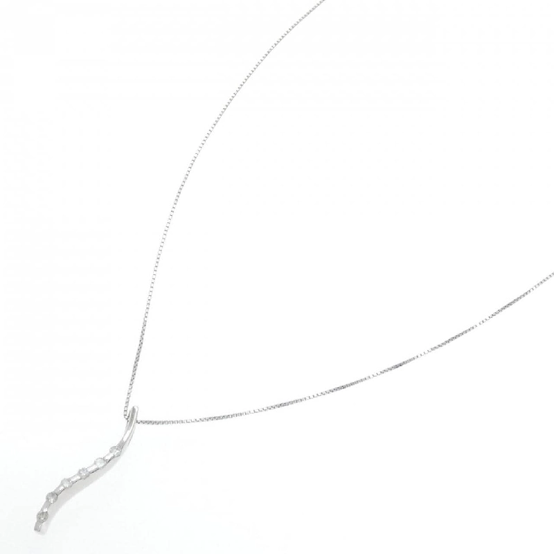 K18WG Dây chuyền kim cương 0.10CT - Hàng hiệu Chính hãng 859334