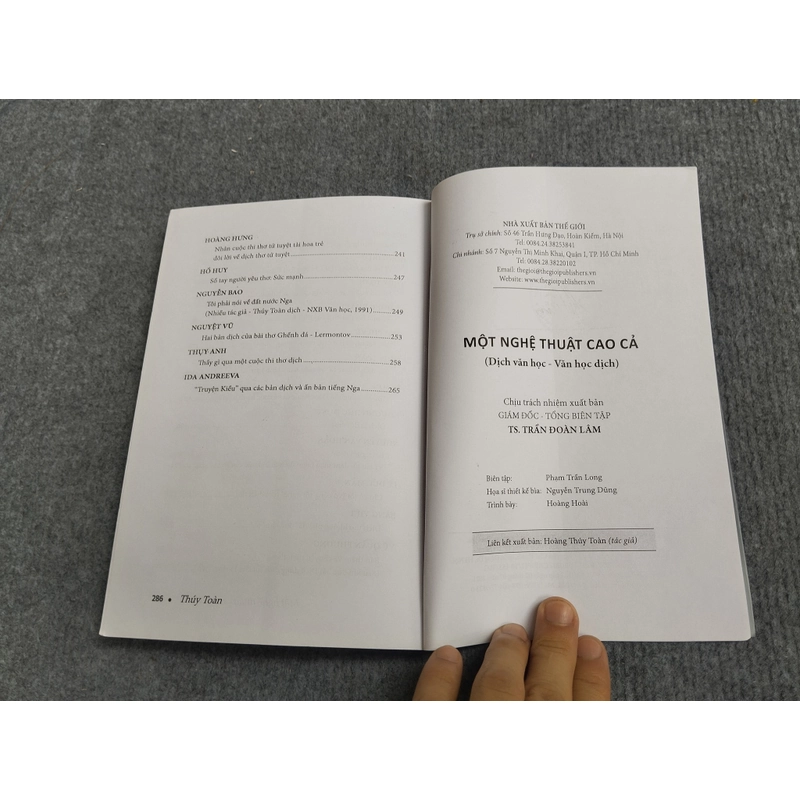 MỘT NGHỆ THUẬT CAO CẢ TẬP 2 (DỊCH VĂN HỌC - VĂN HỌC DỊCH) 469936