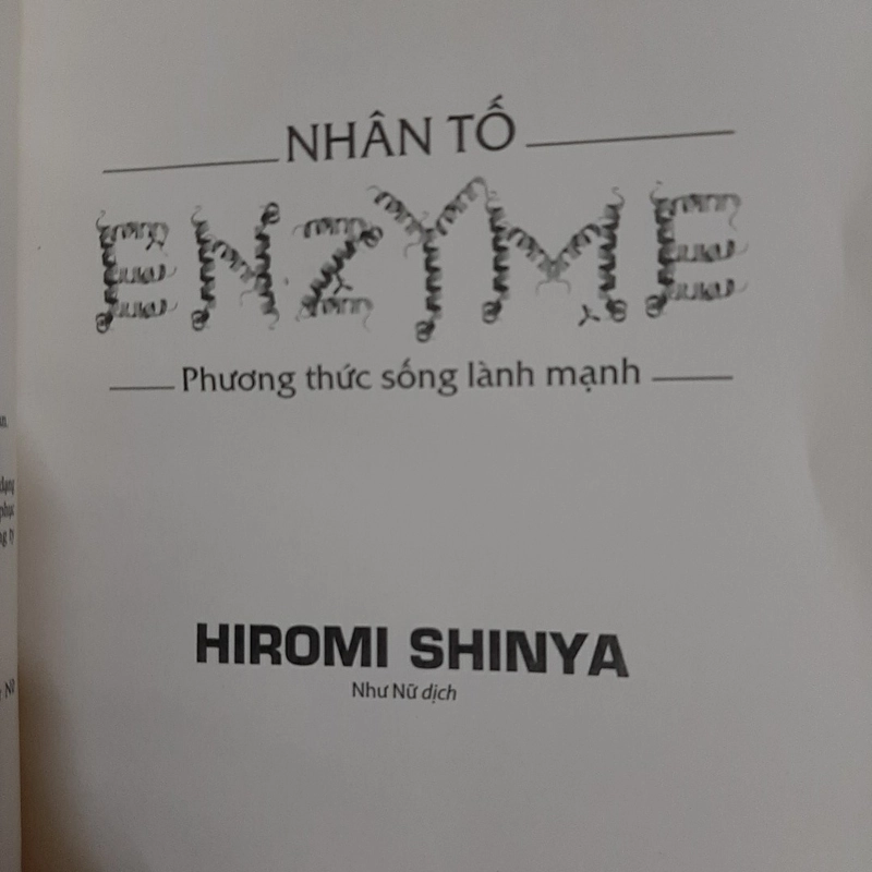 Nhân tố ENZYME ( Phương thức sống lành mạnh) 325209