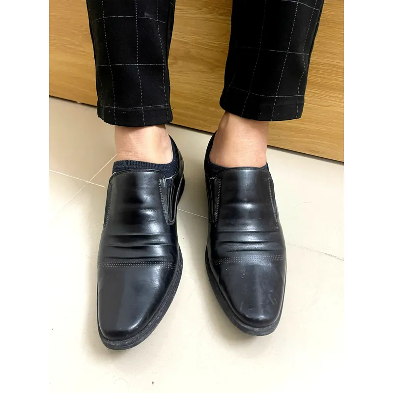 Giày da đen bóng 739073