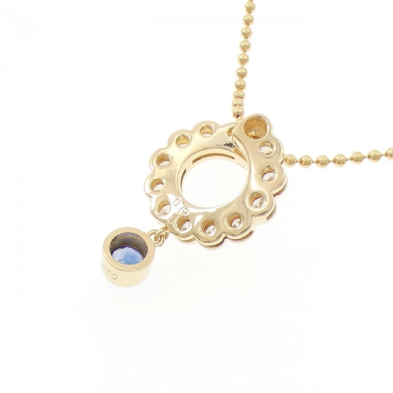 Dây chuyền Sapphire K18YG 0.33CT - Hàng hiệu Chính hãng 859204