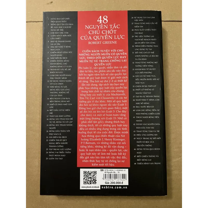 48 Nguyên Tắc Chủ chốt của Quyền Lực 1009566