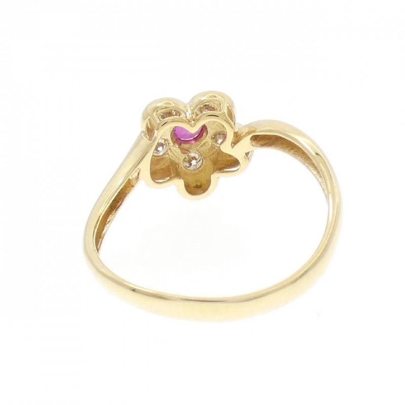 Nhẫn Ruby Hoa K18YG 0.19CT - Hàng hiệu Chính hãng 850270