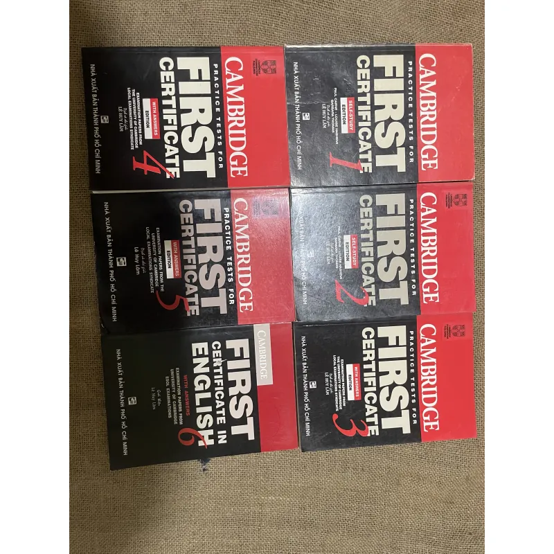 Cambridge Practice Tests for First Certificate - 6 cuốn  1007011