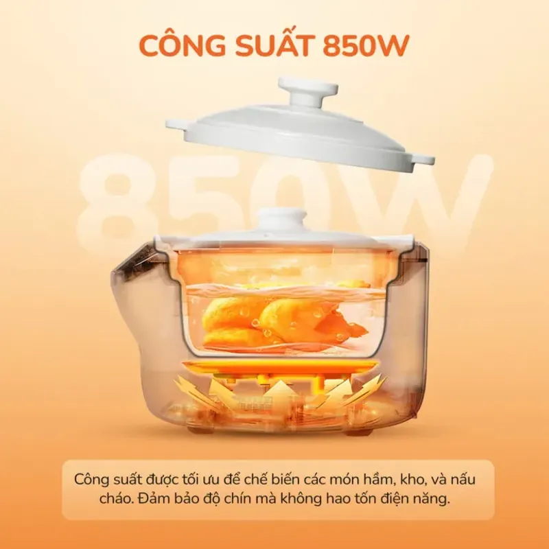 Nồi kho hầm dưỡng sinh 5 in 1 UNIE USC888 738390
