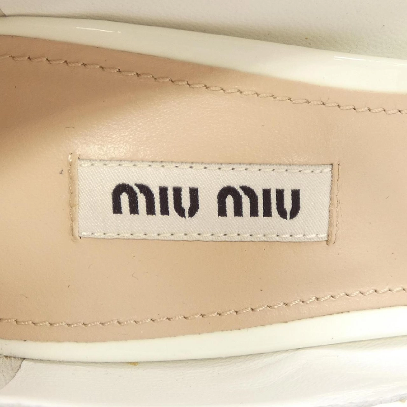 Giày cao gót MIU MIU với dây xích kim loại 5I248D - Hàng hiệu Chính hãng 830488