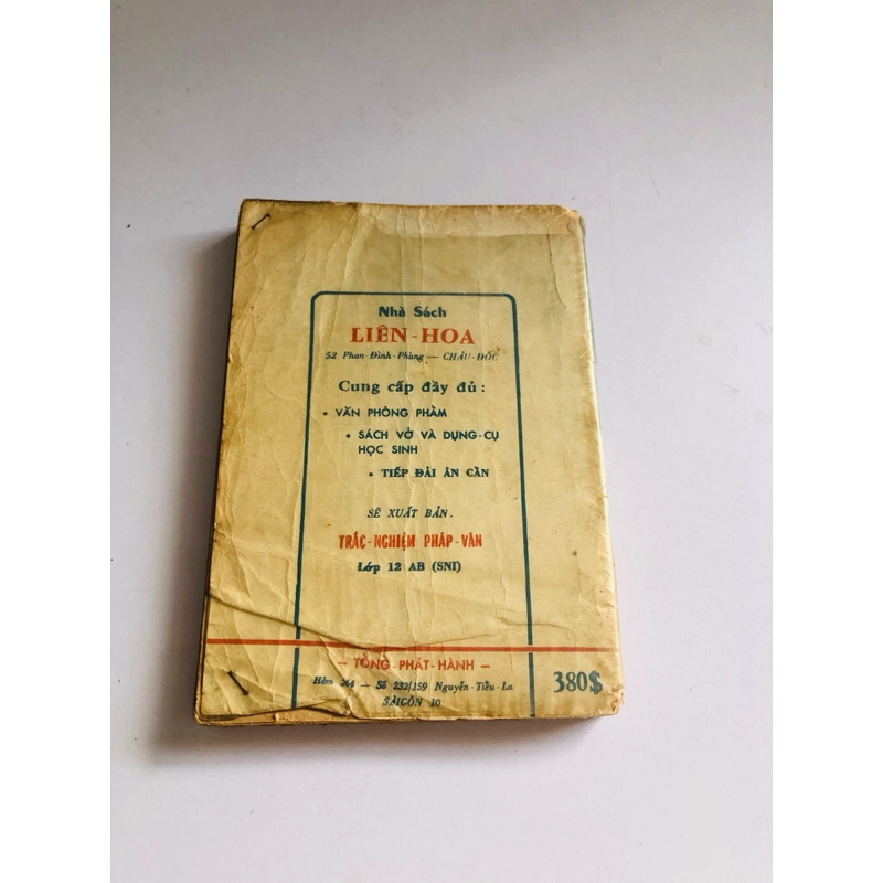 PHÁP VĂN 12 AB  - 234 trang, nxb: 1974 544973