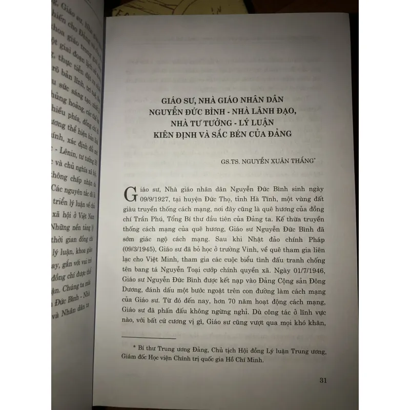 Giáo sư nhà giáo nhân dân - Nguyễn Đức Bình  688050