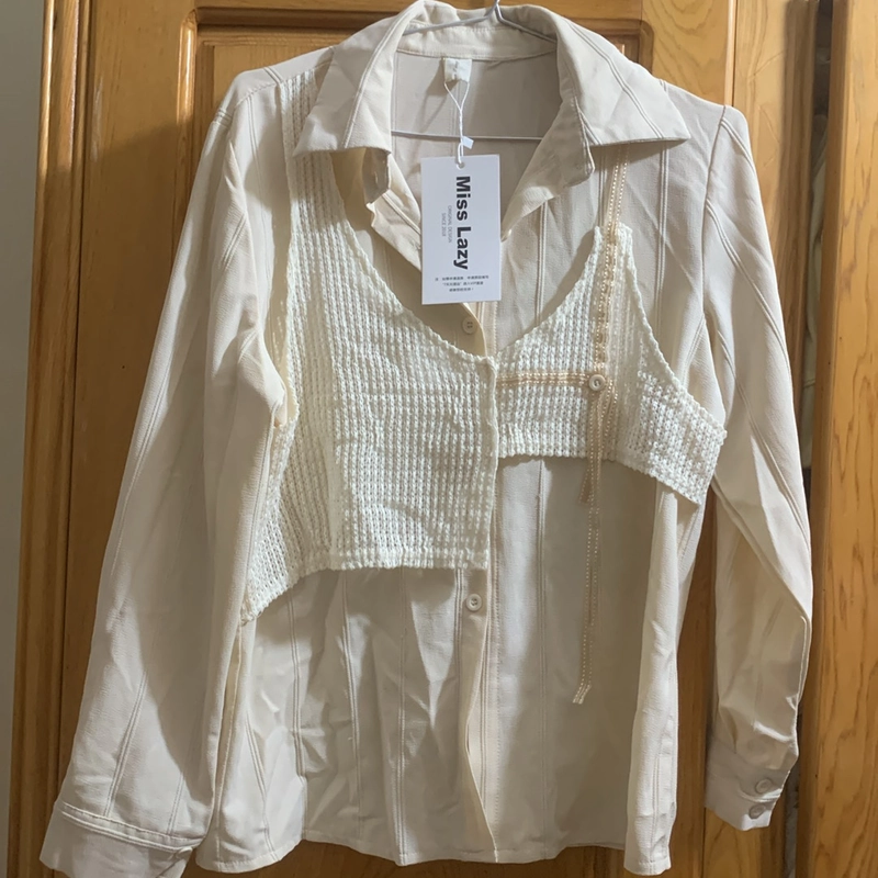 áo sơ mi be QC 459750