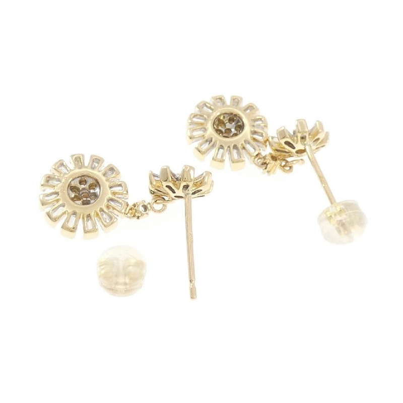 K18YG/K18WG Bông tai kim cương 1.27CT - Hàng hiệu Chính hãng 871122