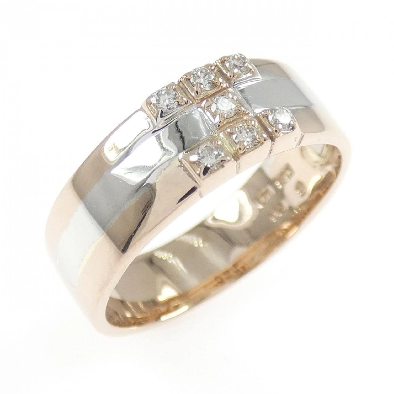 Nhẫn kim cương K18PG/K18WG - Hàng hiệu Authentic 850743