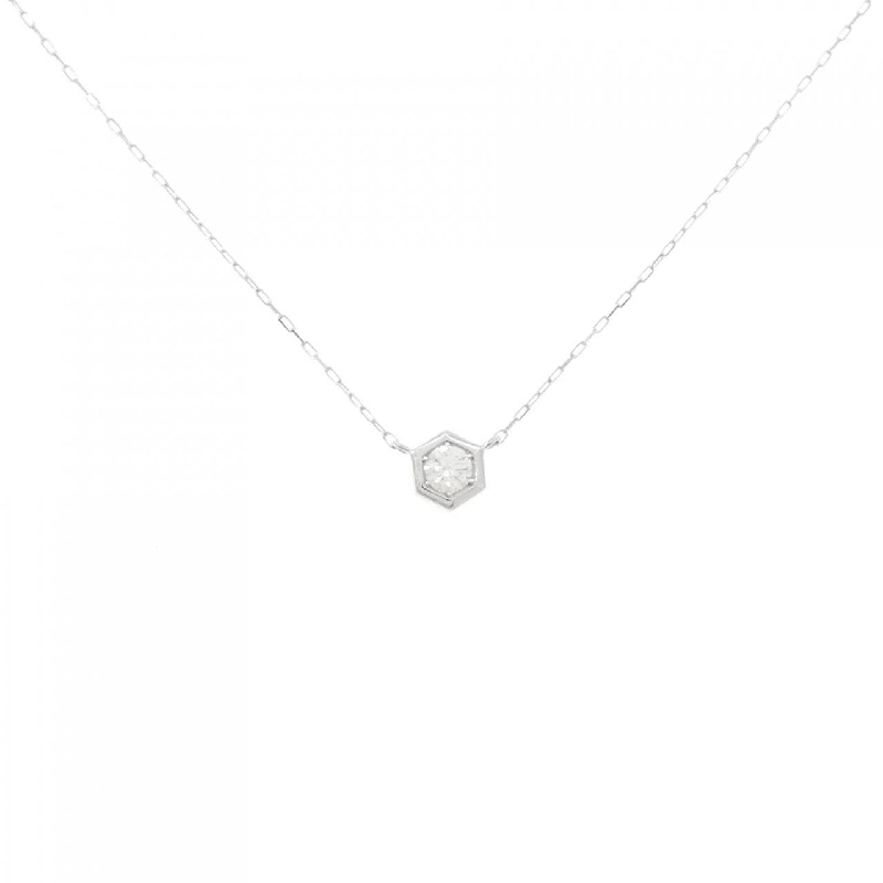 K18WG Dây chuyền kim cương 0.08CT - Hàng hiệu Chính hãng 863605