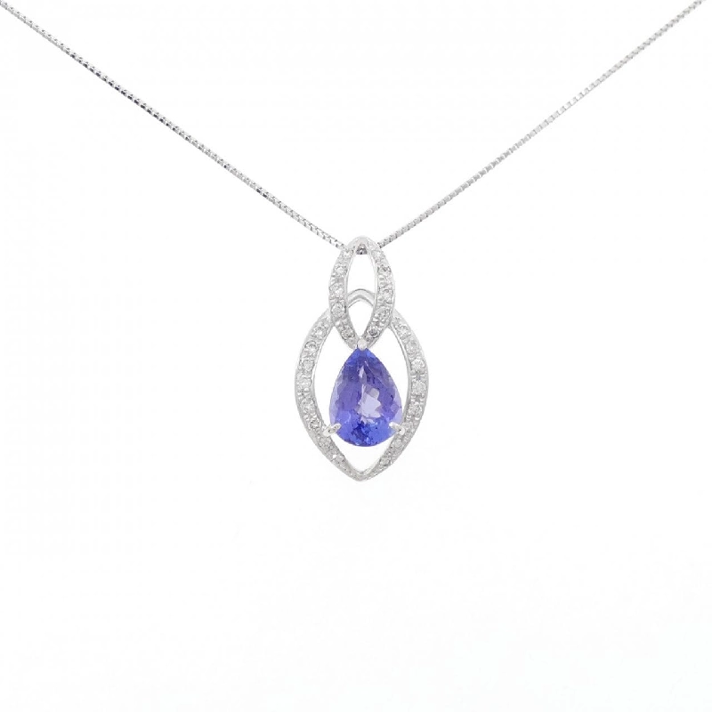 K18WG Đá Tanzanite Dây Chuyền 2.24CT - Hàng hiệu Chính hãng 862492