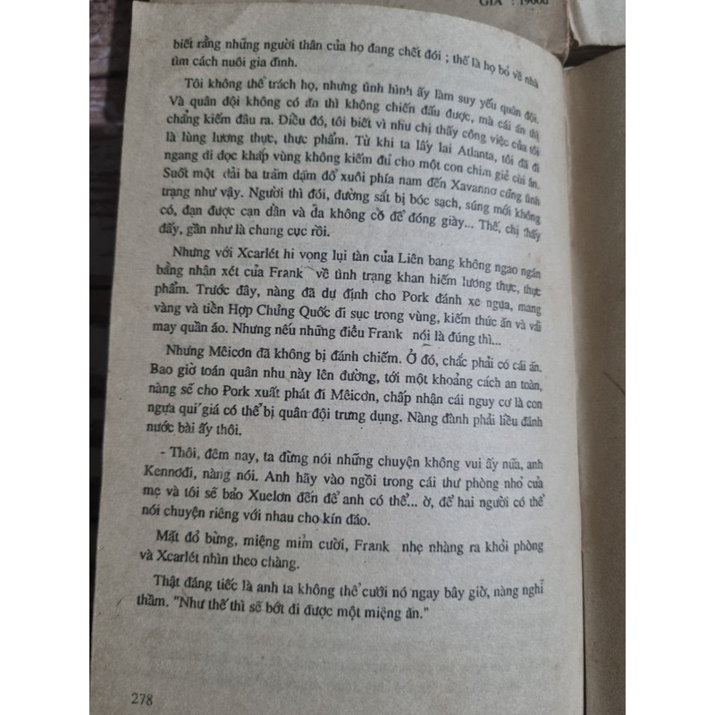 Cuốn theo chiều gió, 4 tập, 1989, Dương Tường dịch  164883