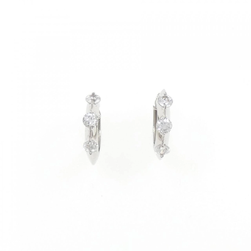 K18WG Bông tai Cubic - Hàng hiệu Chính hãng 869885