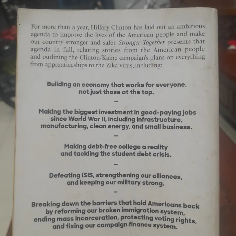 Hillary Clinton, Tim Kaine - STRONGER TOGETHER 591693