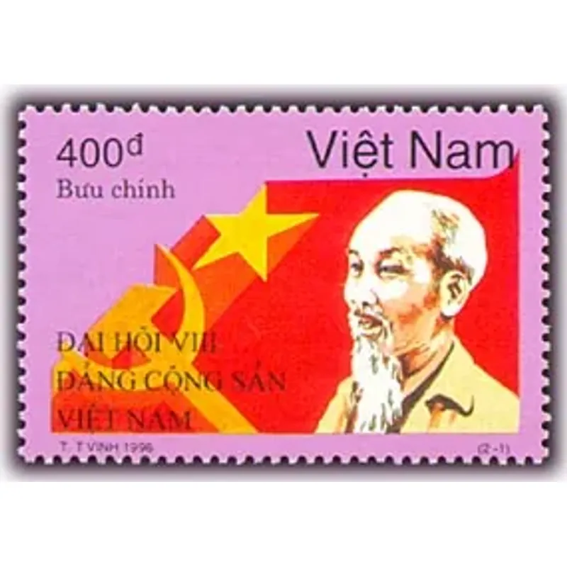 Tem Chào mừng Đại hội lần thứ VIII Đảng Cộng sản Việt Nam 716820