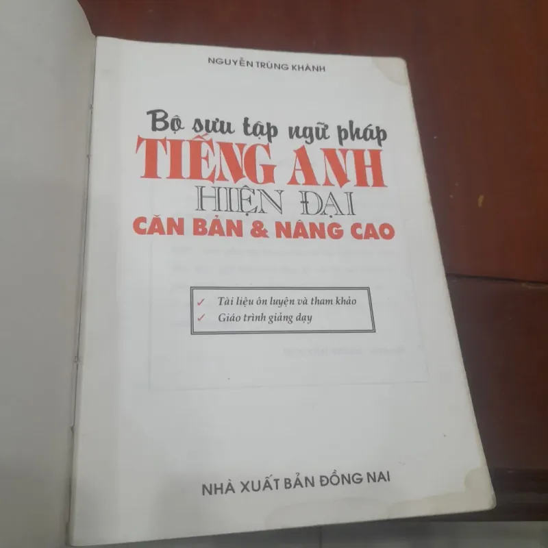 Bộ sưu tập ngữ pháp TIẾNG ANH HIỆN ĐẠI 753630