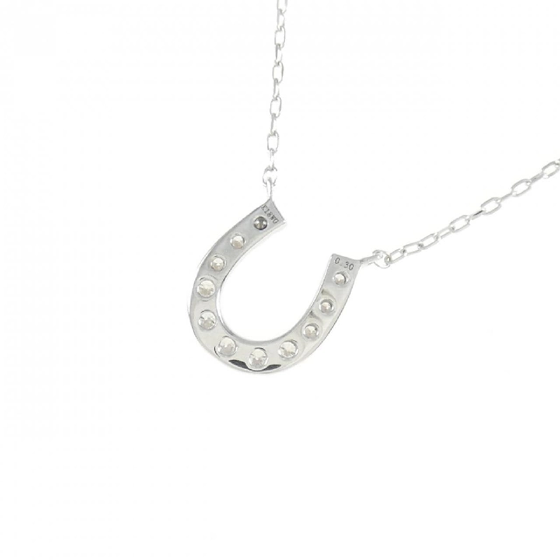 K18WG Móng ngựa Dây chuyền kim cương 0.30CT - Hàng hiệu Chính hãng 862045