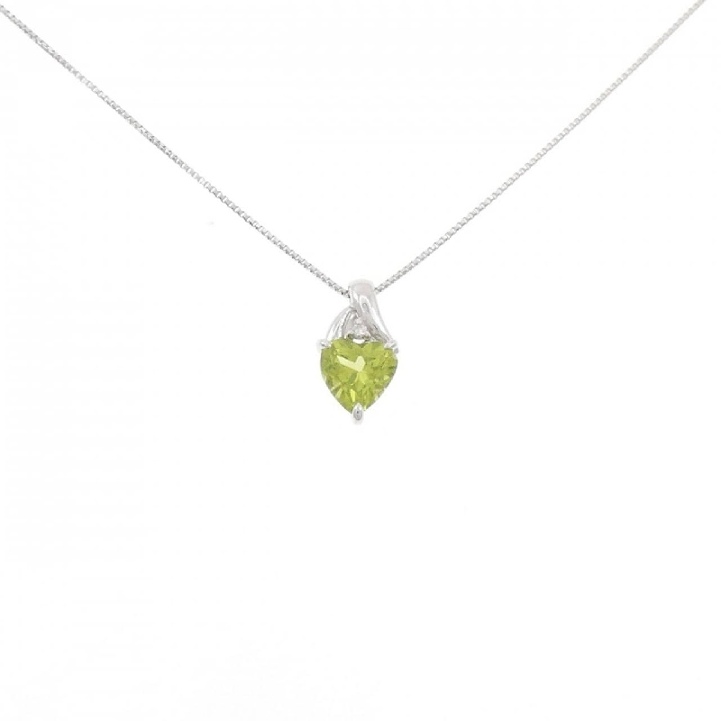 K18WG Peridot Necklace - Hàng hiệu Authentic 858913