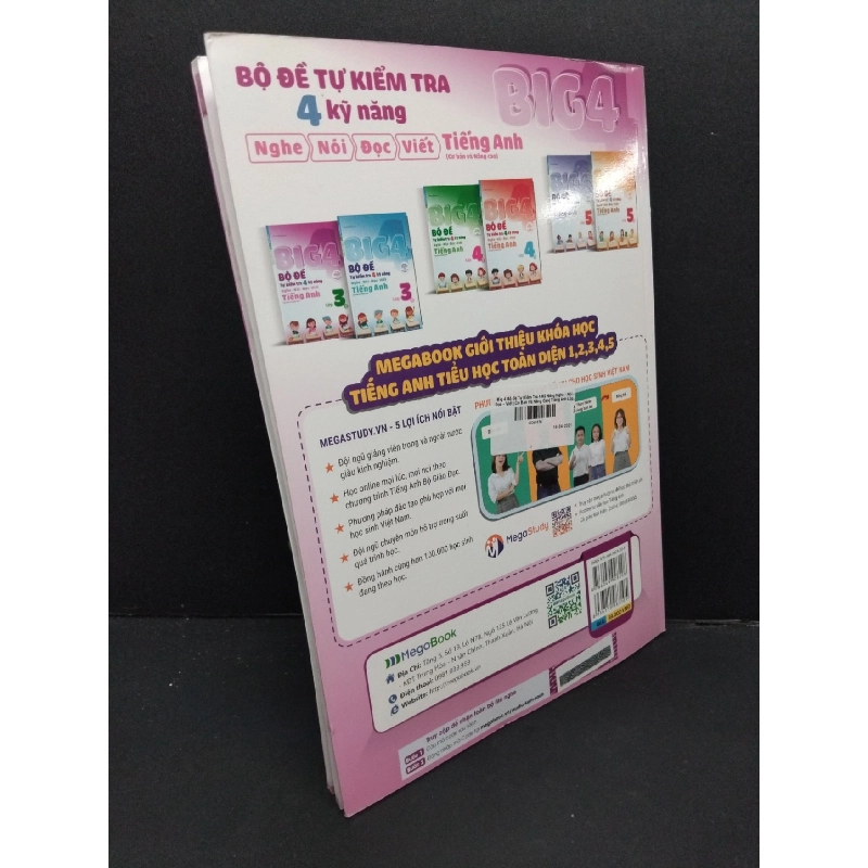 BIG 4 bộ đề tự kiểm tra 4 kỹ năng nghe - nói - đọc - viết tiếng Anh (cơ bản và nâng cao) lớp 3 tập 2 mới 90% bẩn nhẹ 2020 HCM2608 Hoàng Thị Ngọc Tú GIÁO TRÌNH, CHUYÊN MÔN 916924