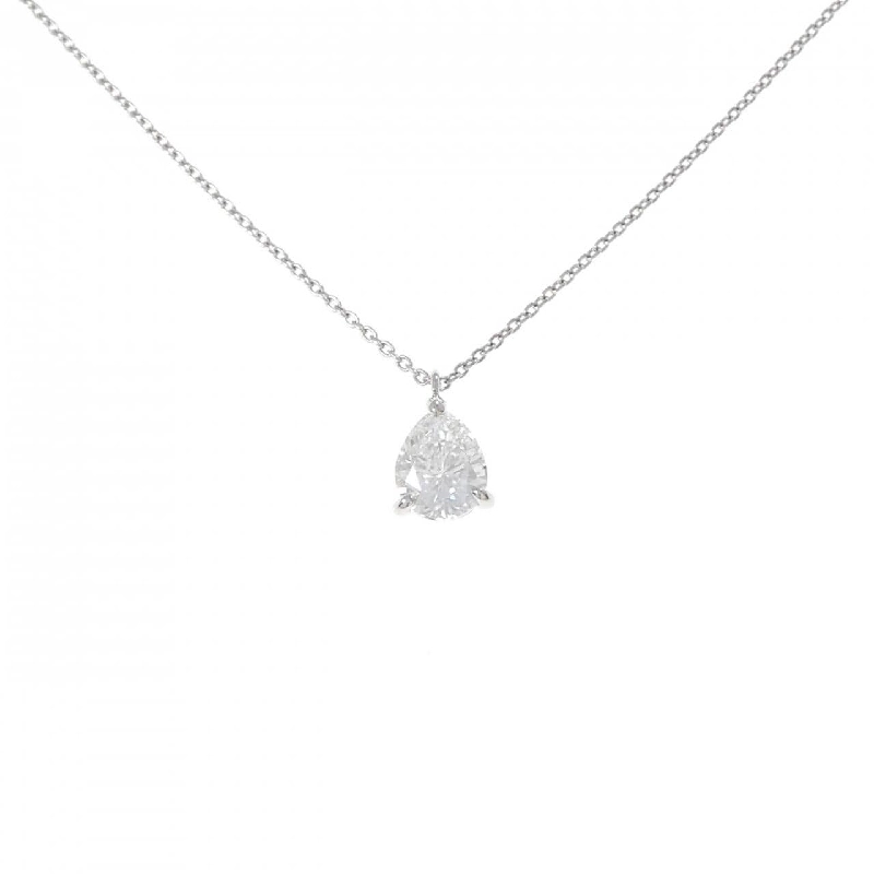 Dây chuyền kim cương PT900/PT850 1.011CT F SI1 hình giọt nước - Hàng hiệu Authentic 879755