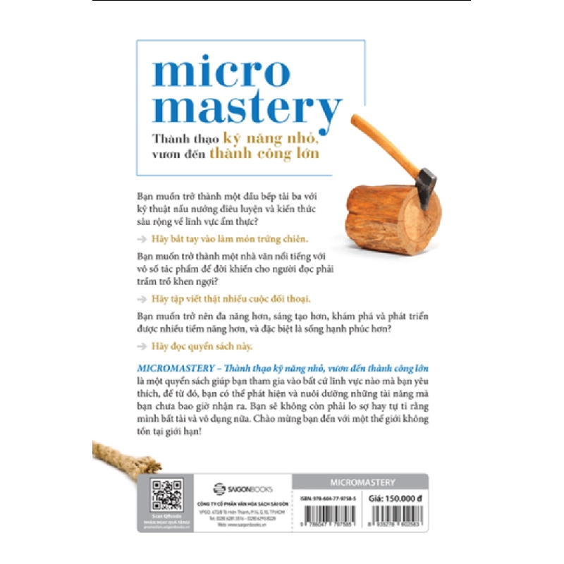 Micromastery - Thành Thạo Kỹ Năng Nhỏ, Vươn Đến Thành Công Lớn - Robert Twigger 296386