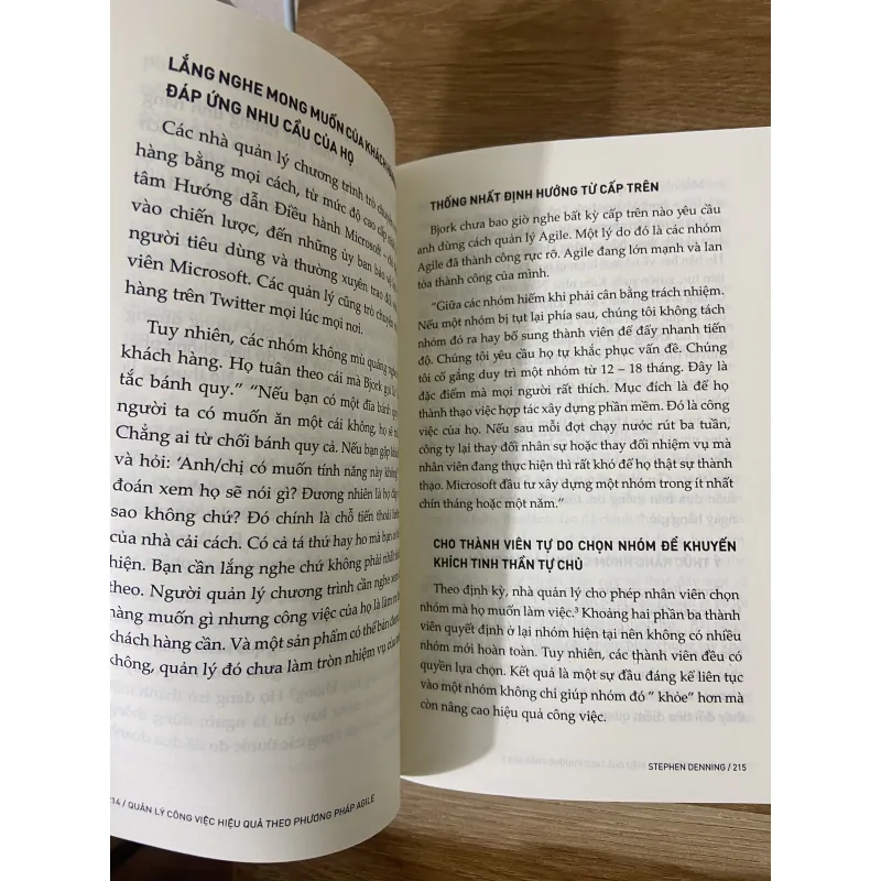 Quản lý công việc hiệu quả theo phương pháp Agile - Stephen Denning 605281