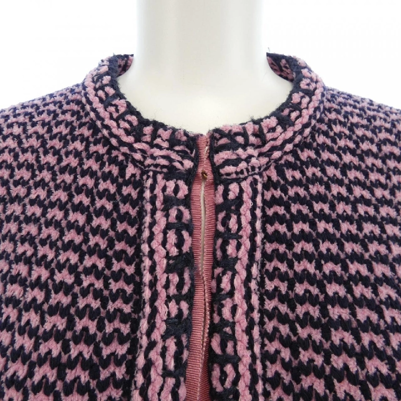 【Mã giảm giá】Áo khoác không cổ CHANEL 638678