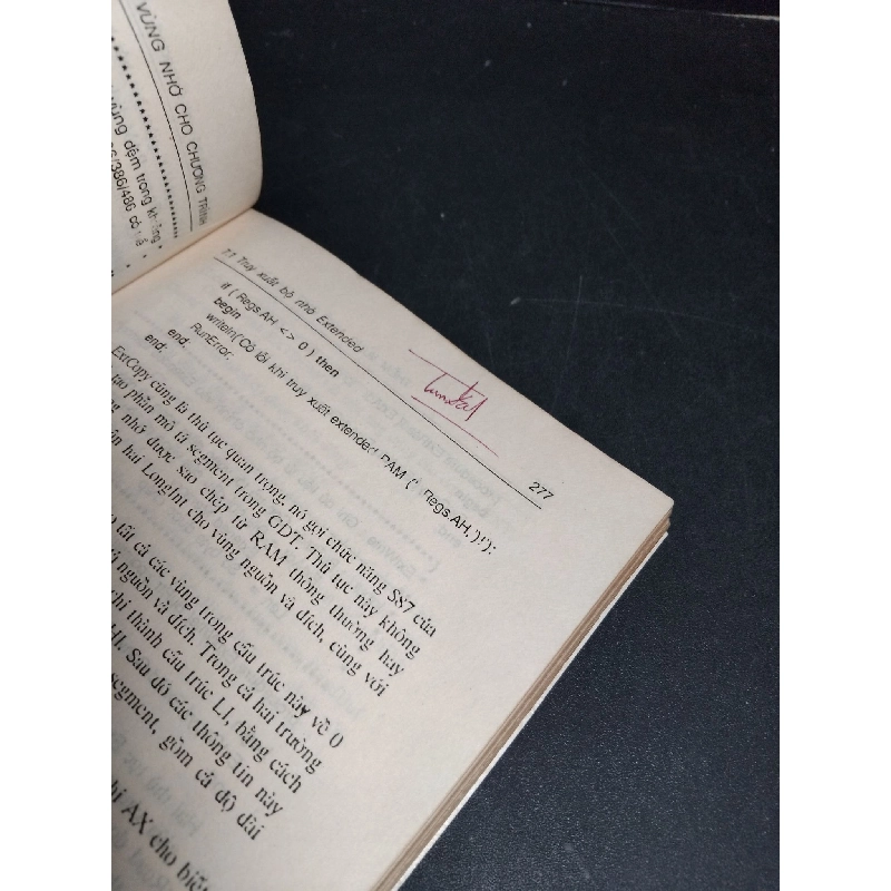 Bên trong Turbo Pascal tập 2 mới 70% ố có chữ ký ghim bấm trang Nguyễn Quốc Cường - Hoàng Đức Hải HCM2103 GIÁO TRÌNH, CHUYÊN MÔN 918653