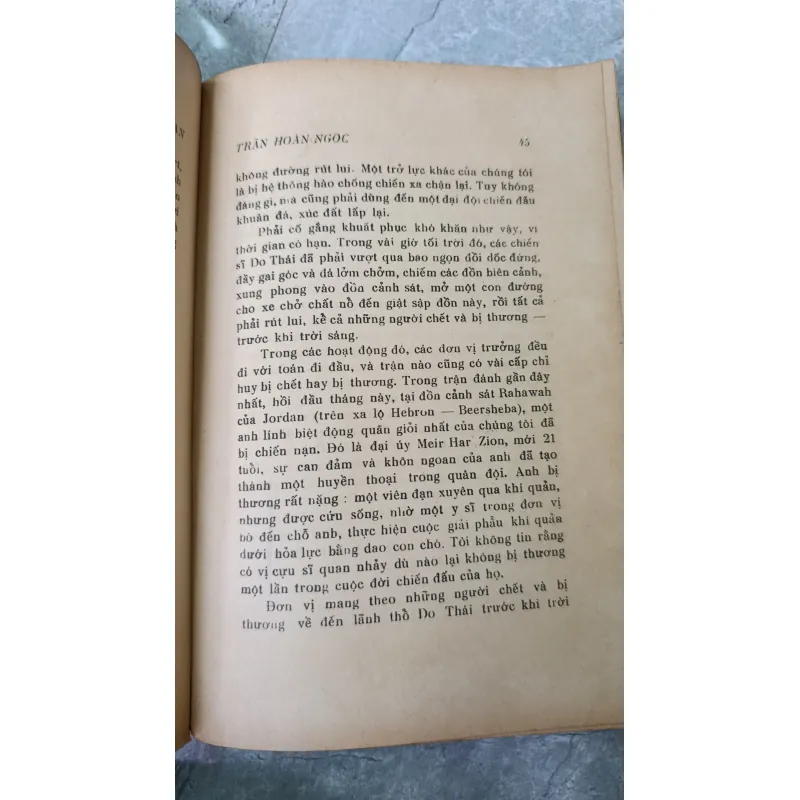 HỒI KÝ CỦA TƯỚNG ĐỘC NHÃN DO THÁI - TRẦN HOÀN NGỌC 748900