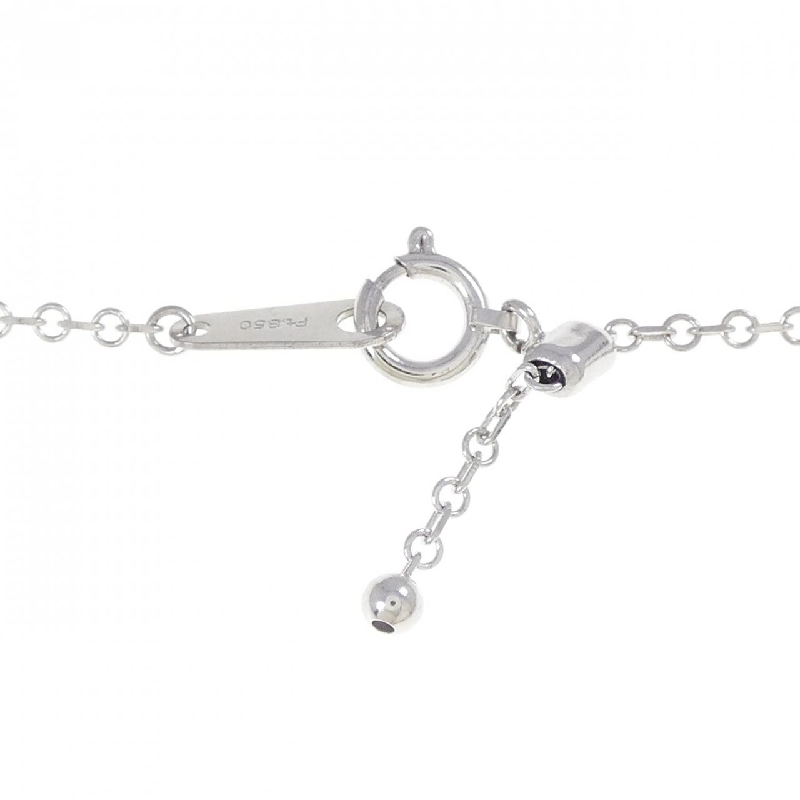 Dây chuyền kim cương hình cỏ ba lá × trái tim PT900/PT850 0.20CT - Hàng hiệu Authentic 860385