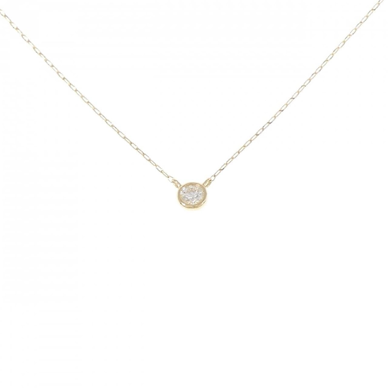 Dây chuyền kim cương K18YG 0.10CT - Hàng hiệu Chính hãng 862468