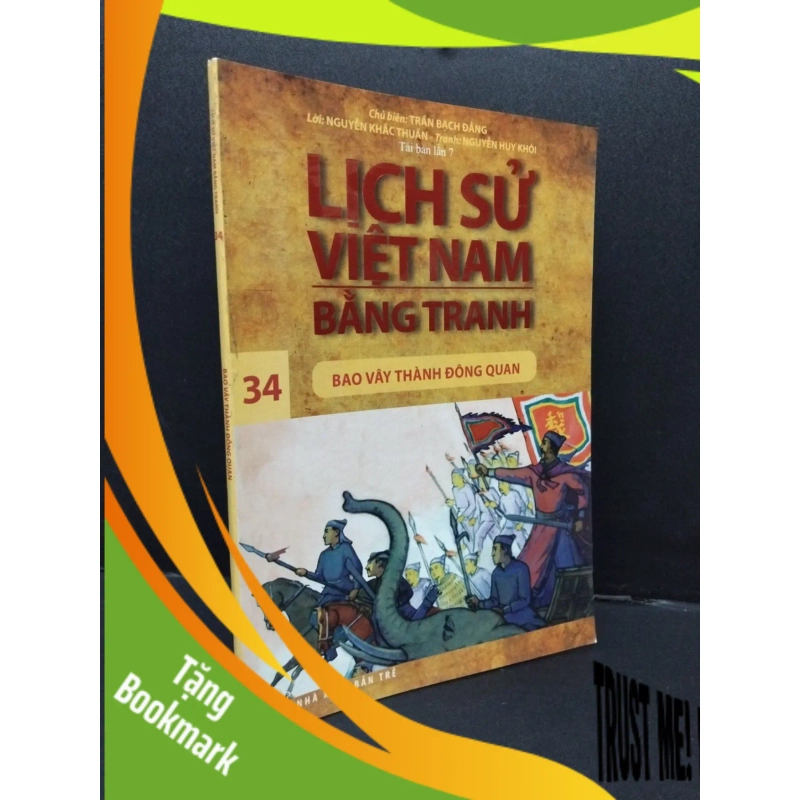 (TẶNG BOOKMARK) Lịch sử Việt Nam bằng tranh tập 34 - Trần Bạch Đằng mới 80% bẩn nhẹ 2017 RBK.ASB1809 946988