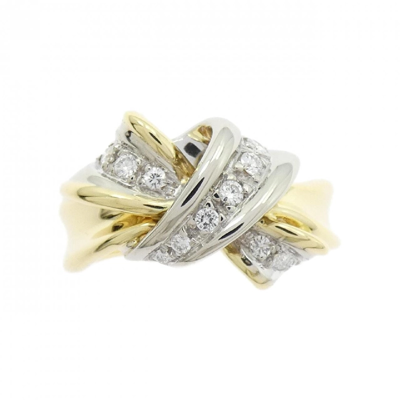 Nhẫn kim cương 750YG/750WG 0.22CT - Hàng hiệu Authentic 846574