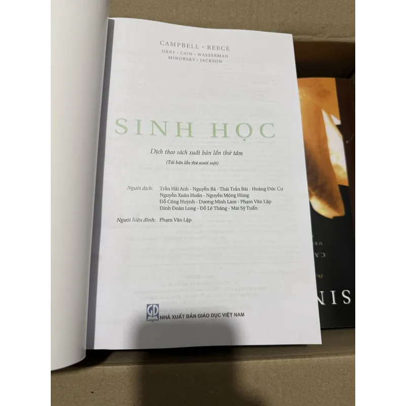 [Miễn ship] Sách Sinh Học Campbell Reece 707824