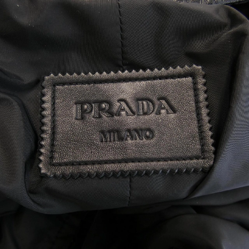 【Mã giảm giá】Áo khoác da PRADA 641267