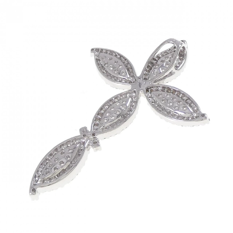 K18WG Đá quý kim cương treo cổ 1.30CT - Hàng hiệu Chính hãng 863620