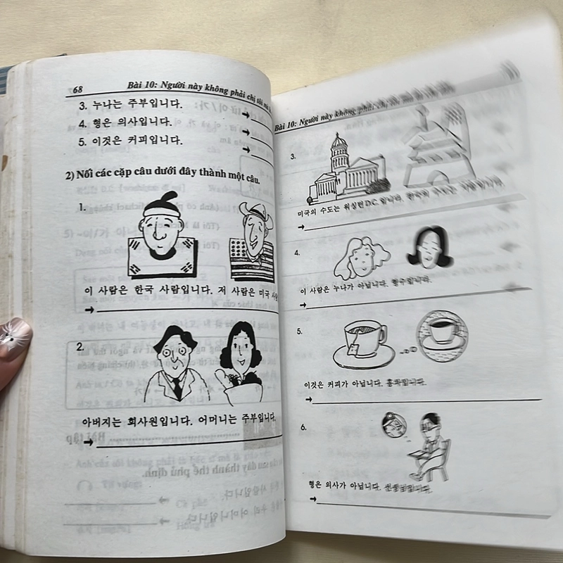 Combo sách tự học tiếng Hàn Quốc đã qua sử dụng  473054