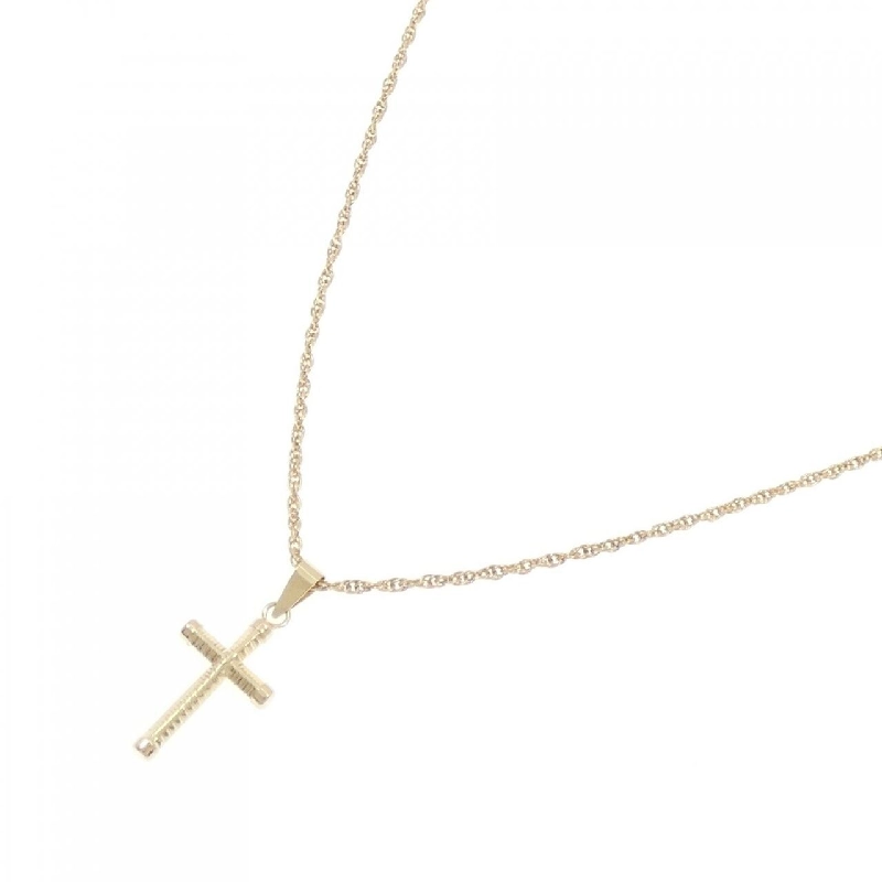 K18YG Dây chuyền hình chữ thập - Hàng hiệu Chính hãng 858416