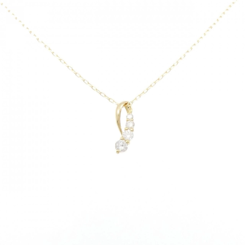 K18YG Dây chuyền kim cương 0.27CT - Hàng hiệu Chính hãng 868993