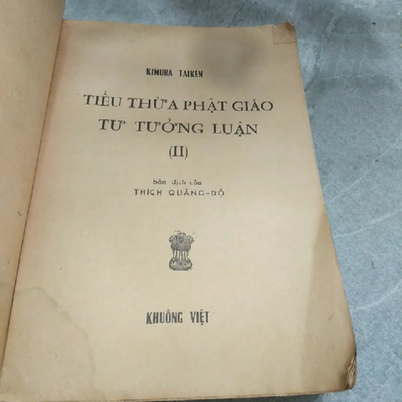 TIỂU THỪA PHẬT GIÁO TƯ TƯỞNG LUẬN - Thích Quảng Độ 272522